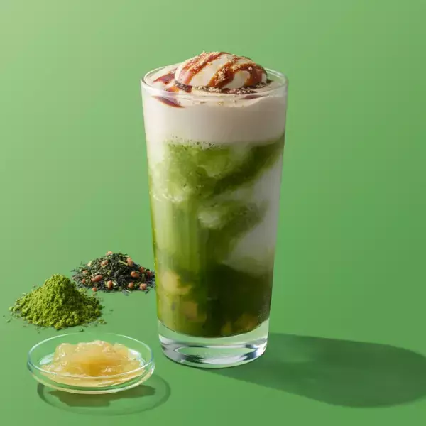 ティー特化「スタバ」、“煎茶＆抹茶”の新作ドリンク発売！　わらび餅入りフラペチーノなど3種