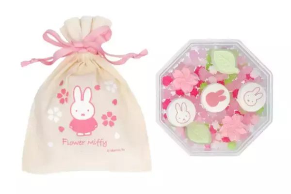 「フラワーミッフィー」春の新商品が登場！　さくらをデザインした巾着やタオルを展開