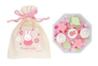 「フラワーミッフィー」春の新商品が登場！　さくらをデザインした巾着やタオルを展開