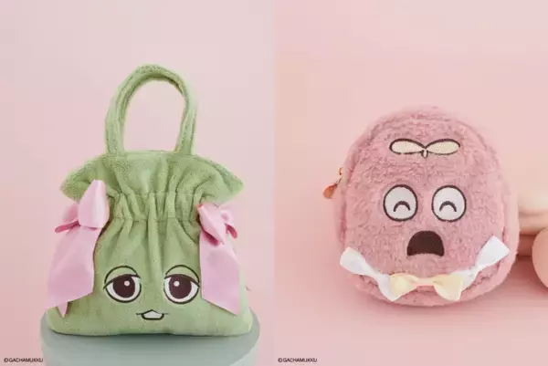 ガチャピンとムック×「Maison de FLEUR」が初コラボ！　ふわふわ素材のトートバッグなど全10種展開へ