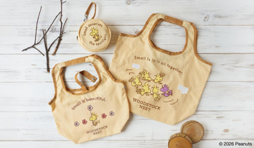 ウッドストックのバッグやポーチが集結！　「WOODSTOCK NEST Sweets ＆ Goodies」秋の新商品公開
