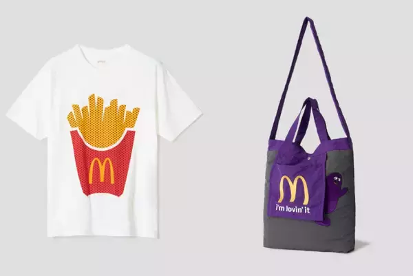 「マクドナルド」×「グラニフ」新作コラボが超かわいい！　遊び心あふれる“トート”など全16種展開