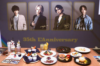 ラルク35周年を祝うコラボカフェが3都市に登場！　ファンは絶対にニヤリとする激エモ空間に〈取材レポ〉