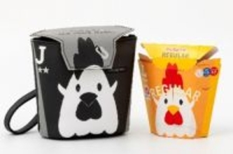 からあげクン×「JAM HOME MADE」がコラボ！　黒を基調としたポーチやバッグ付きブックが登場