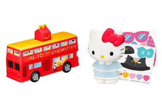 「ハッピーセット」新作はトミカ＆サンリオ！　GR GT3やハローキティの着せ替えおもちゃなど登場