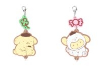 ポムポムプリンの「繋がるラバーコレクション」がカプセルトイに登場！　30周年記念デザインなど全30種