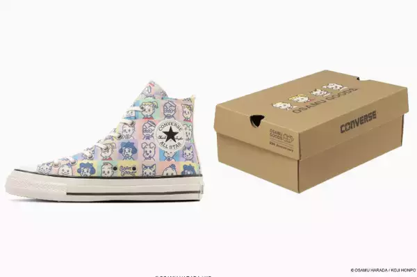 オサムグッズ×「コンバース」がコラボ！　レトロな総柄デザインの“オールスター”など展開