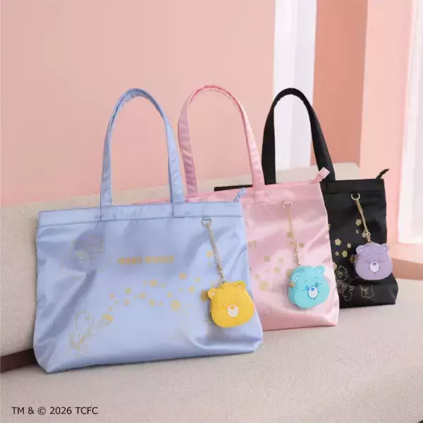 ケアベア×「マリークヮント」がコラボ！　デイジーをあしらった「トートバッグ」など展開へ