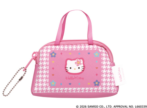 サンリオ、“カオハナデザイン”のミニバッグがカプセルトイに登場へ！　千鳥格子＆花柄のエモかわいいデザイン