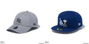 『PEANUT』×「ニューエラ」がコラボ！　MLBチームのキャップをかぶったスヌーピーをデザイン