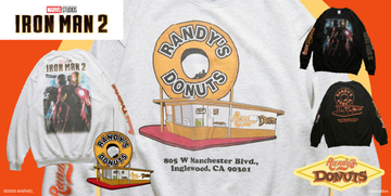 『アイアンマン2』×「ランディーズドーナツ」　名シーンデザインしたアパレルアイテム登場