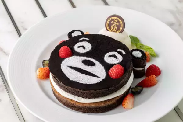 ルクア大阪で「くまモンカフェ」開催！　愛らしい表情の“パンケーキ”など限定メニューを提供