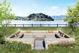 「京都に“五感を整えるホテル”オープンへ！　湖畔の庭にはファイヤーラウンジを展開」の画像1