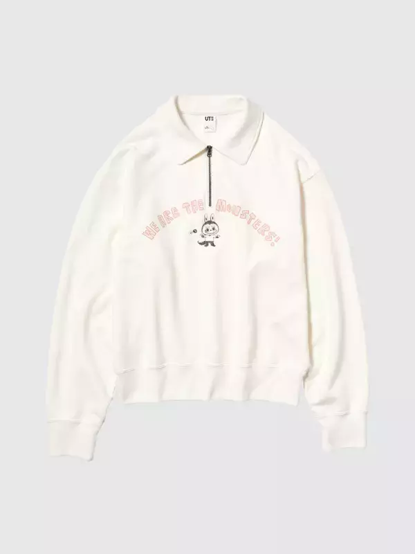 ユニクロ「UT」に“ラブブ”のスウェットが登場！　日常コーデに使いやすい全3色