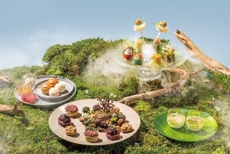 現代と未来の空中庭園をイメージ！　健康的な“夏のアフタヌーンティー”赤坂で開催