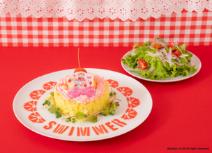 渋谷で「SWIMMER」復活5周年記念カフェ開催へ！　レトロかわいいメニューやグッズを用意