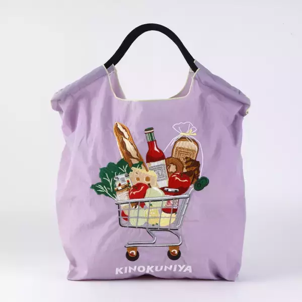 「紀ノ国屋」×「BALL＆CHAIN」コラボバッグが登場！　個性的でおしゃれな刺しゅうデザイン2種