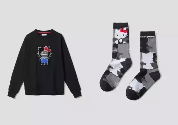 ハローキティ＆「グラニフ」のオリキャラがコラボ！　全23型のアイテムがそろう特別なコレクションが登場