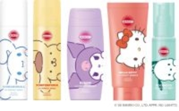 サンリオキャラが日焼け止めに！　キティらの顔がドドンと描かれた「サンカット」発売