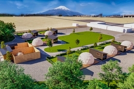 全室富士山ビューの“絶景グランピング施設”山梨に誕生へ！　貸切サウナ2基も用意