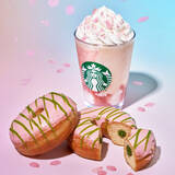「【今日発売】スタバ“SAKURAフード”全5種！　クリーム入りドーナツやクッキーアソートなどラインナップ」の画像1