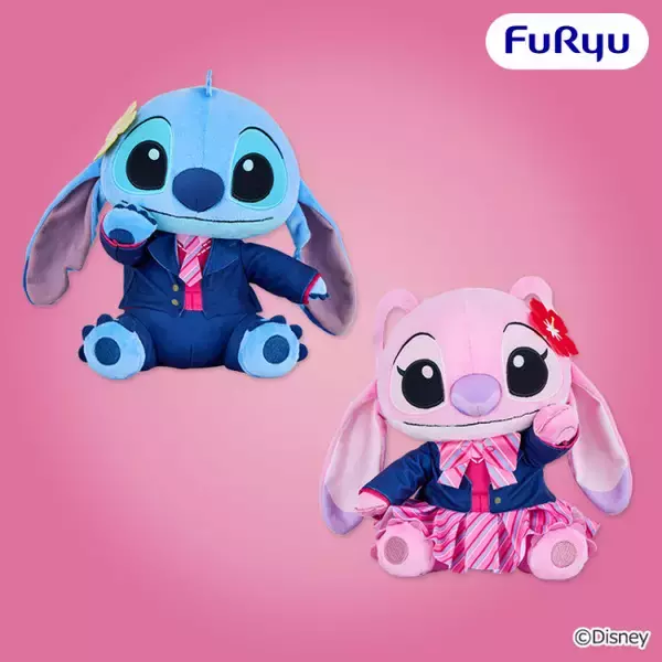 “スティッチ＆エンジェル”がギャル姿に!?　フリュー限定オリジナルアート使用のプライズ登場