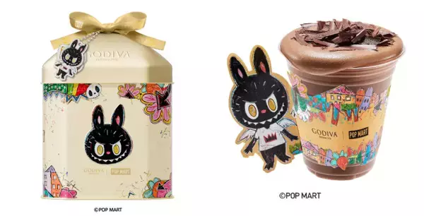 ラブブ×「ゴディバ」コレクション2．18発売！　濃厚チョコのスリーブ付きドリンクなど登場
