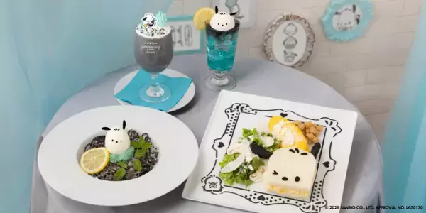 東京＆大阪で“ポチャッコ”のテーマカフェ開催へ！　ウェイター姿の描き下ろしグッズが登場