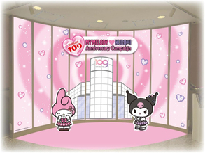 マイメロディ＆クロミが平成ギャルに！　SHIBUYA109で“体験型ポップアップ”開催