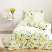 Francfranc、接触冷感寝具「ふわろ」に新柄！　夏らしい草木柄＆レモン柄が登場