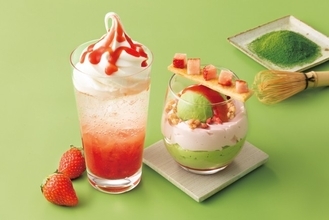 「ナナズグリーンティー」春の限定メニュー登場へ！　旬の苺×抹茶を使用したグラススイーツ