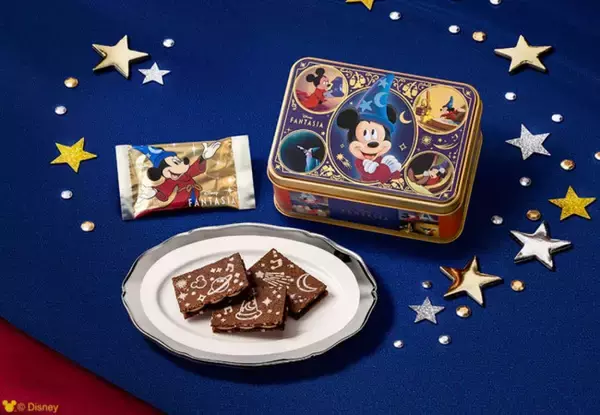 東京ばな奈『ファンタジア』記念商品が復活！　ブロンド色に輝く“チョコサンド缶”9．18発売