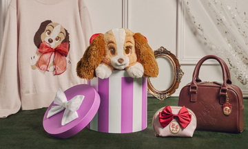 ディズニーストア『わんわん物語』新グッズ発売！　ボックスに入ったレディのぬいぐるみなど展開