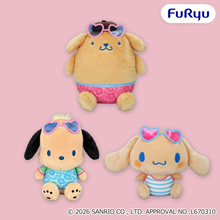 日焼け姿のサンリオキャラクターズが登場！　“ギャルかわ”なフリュープライズ計16種展開
