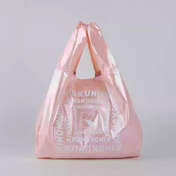 紀ノ国屋“キラキラ輝く折りたたみエコバッグ”に新色が登場！　裏面の新デザインも魅力の全3種