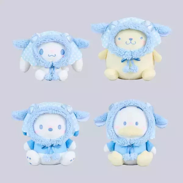 サンリオキャラクターズ“ヒツジ姿”のナムコ限定プライズ登場へ！　全長約34cmの「超BIGぬいぐるみ」など用意