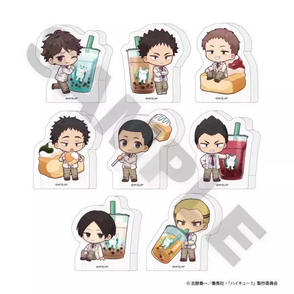 『ハイキュー!!』×「Bull Pulu」がコラボ！　タピオカを楽しむ青葉城西メンバーのグッズ発売