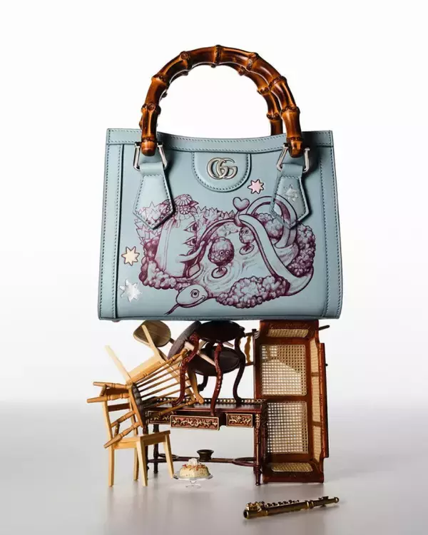 ヒグチユウコ×「グッチ」コラボ第3章！　描き下ろしイラストをデザインしたバッグなど42点展開