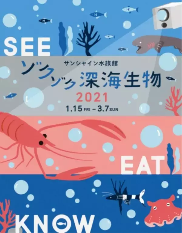サンシャイン水族館「ゾクゾク深海生物2021」開催へ！　国内飼育2館のみの生物も登場