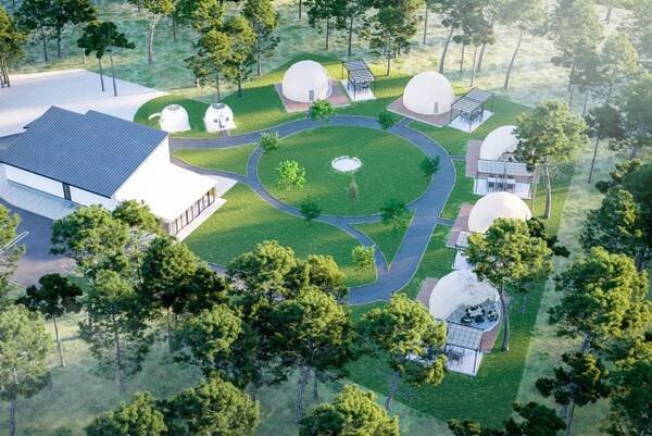 山梨・富士山麓に“星降るグランピング施設”誕生！　限定5棟の完全プライベート空間