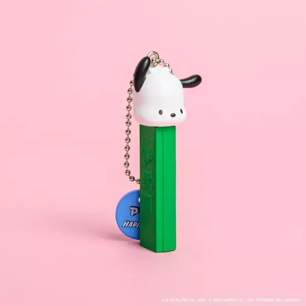 はぴだんぶい×「PEZ」がコラボ！　ボールチェーン付きマスコットがカプセルトイに登場