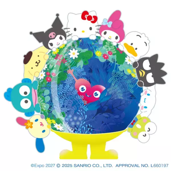 “横浜花博”トゥンクトゥンク×サンリオがコラボ！　11．7から第1弾グッズ発売　キティ＆トゥンクトゥンク撮影会も
