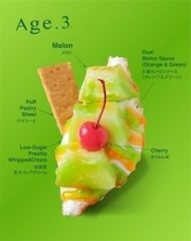 “まるでメロンパフェ”な揚げサンドが登場！ 「Age．3」食感の掛け合わせを楽しむ新作スイーツ発売へ