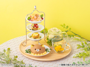 アニメ『リラックマ』のテーマカフェ開催へ！　組み合わせ自由な“アフタヌーンティー”が登場