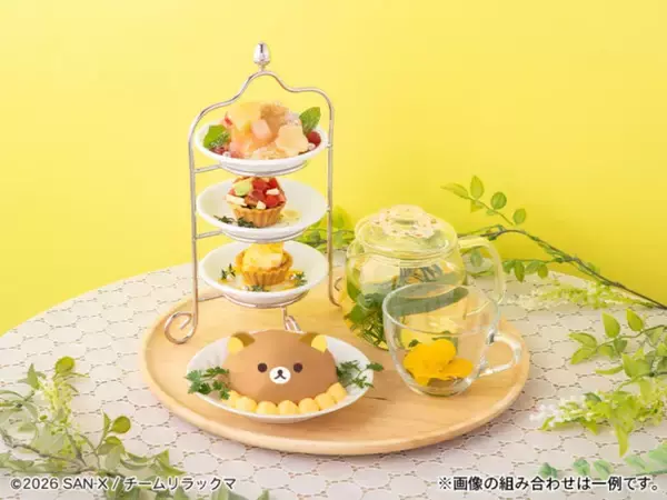 アニメ『リラックマ』のテーマカフェ開催へ！　組み合わせ自由な“アフタヌーンティー”が登場
