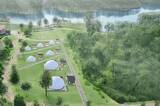 「湖畔で楽しむ“グランピング施設”広島にオープンへ！　北欧デザインのドームを設置」の画像1