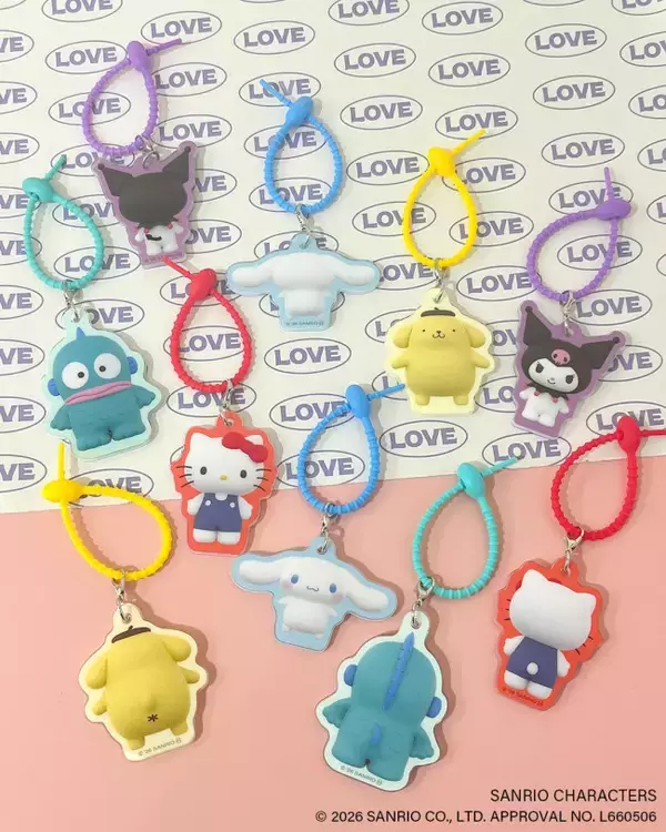 サンリオキャラクターズの“3D風デザイン”が超かわいい！ 「サンキューマート」に限定アイテム全16種登場へ