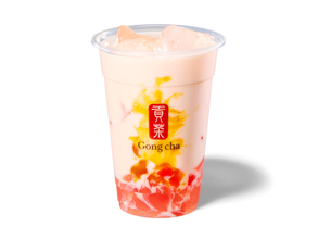 ゴンチャ「ピーチフルピーチ」6．25発売！　果肉入りゼリーが楽しめるデザートティー全4種