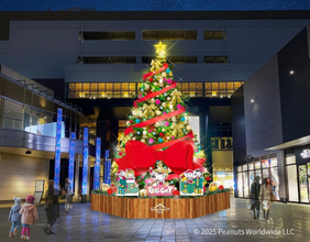 スヌーピーの“クリスマスイベント”開催決定！　グランベリーパークに約8mのツリーが登場