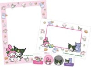 マイメロディ＆クロミが「モスワイワイセット」の“おもちゃ”に！　おてがみセットなど全5種展開